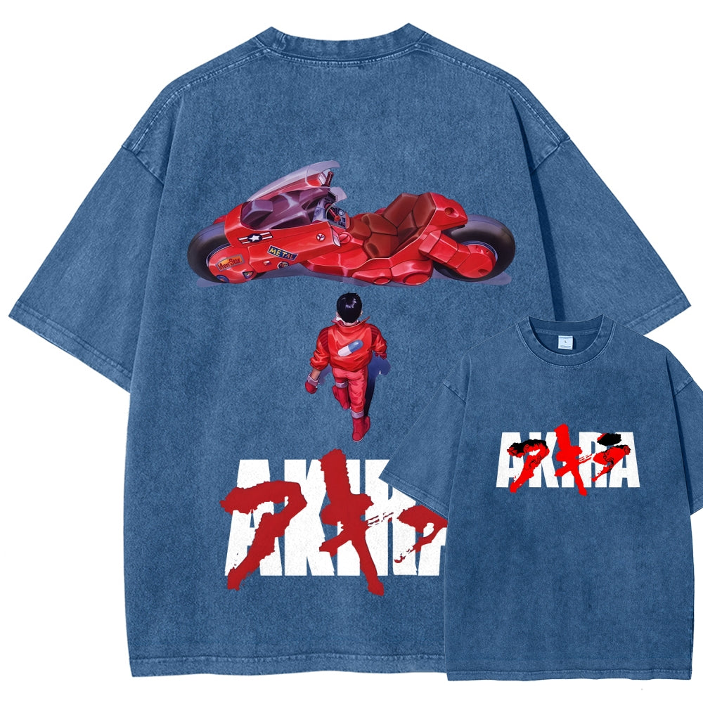 Akira Unisex Fit Washed T-Shirt 2511017492