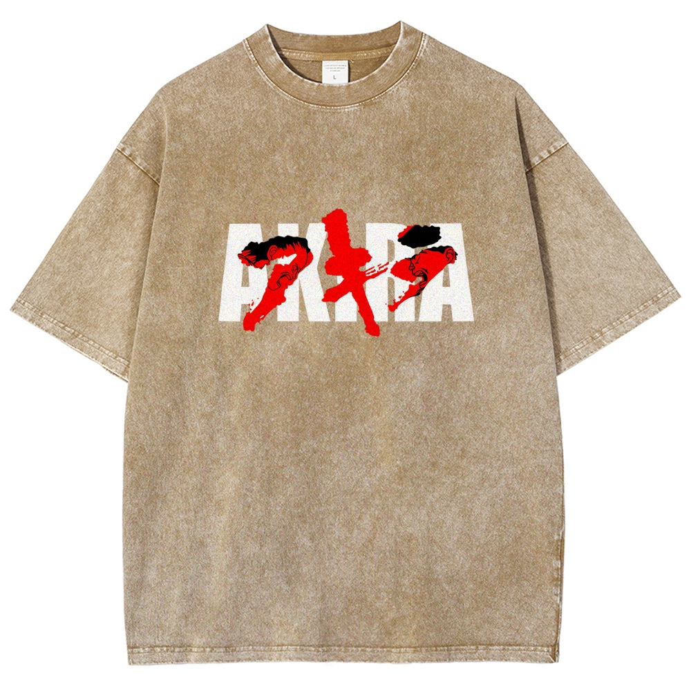 Akira Unisex Fit Washed T-Shirt 2511017492