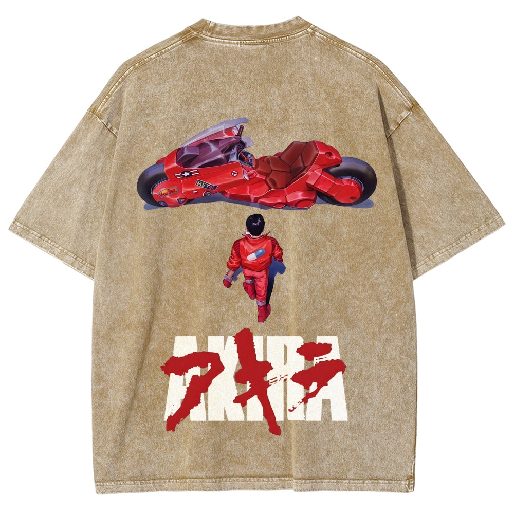 Akira Unisex Fit Washed T-Shirt 2511017492