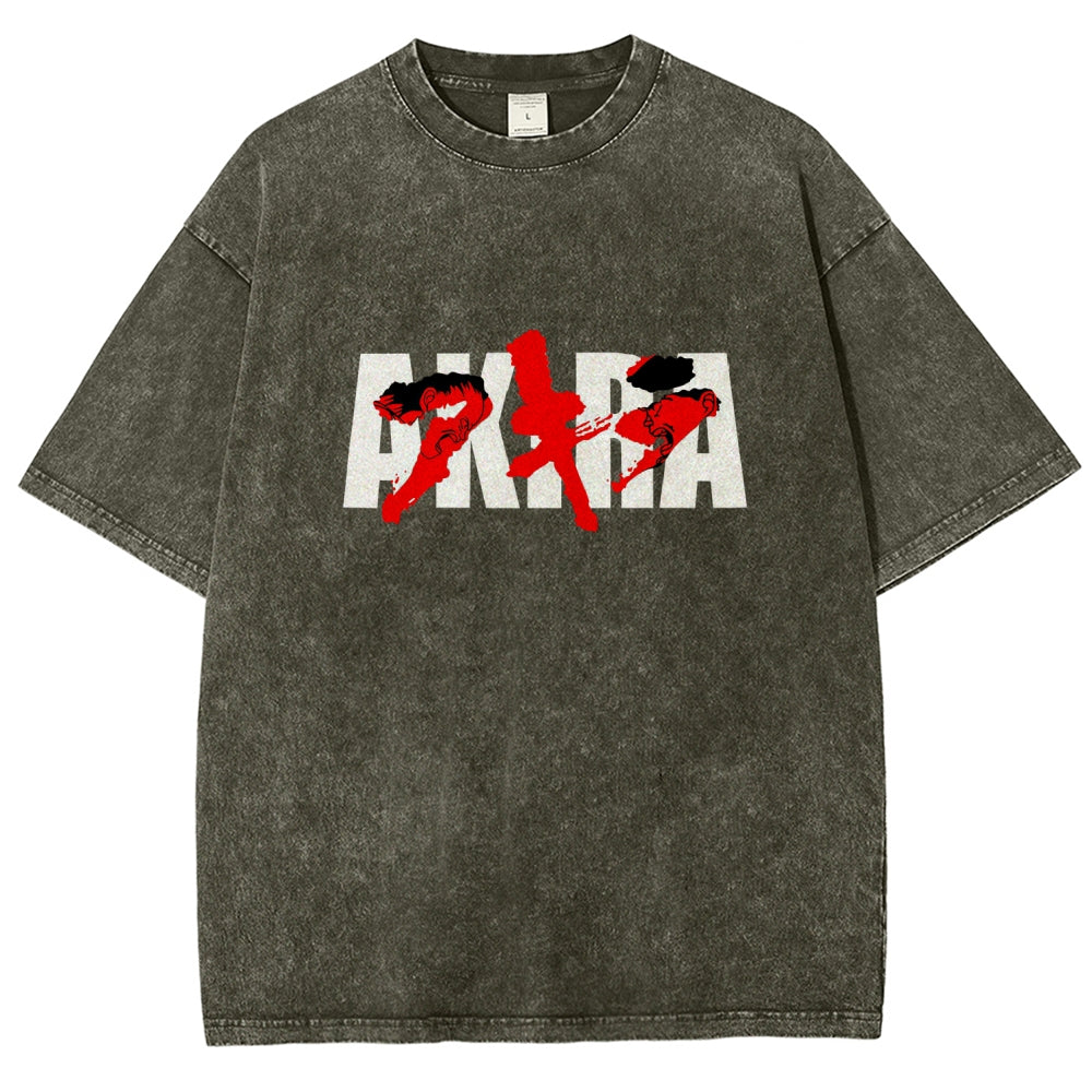 Akira Unisex Fit Washed T-Shirt 2511017492