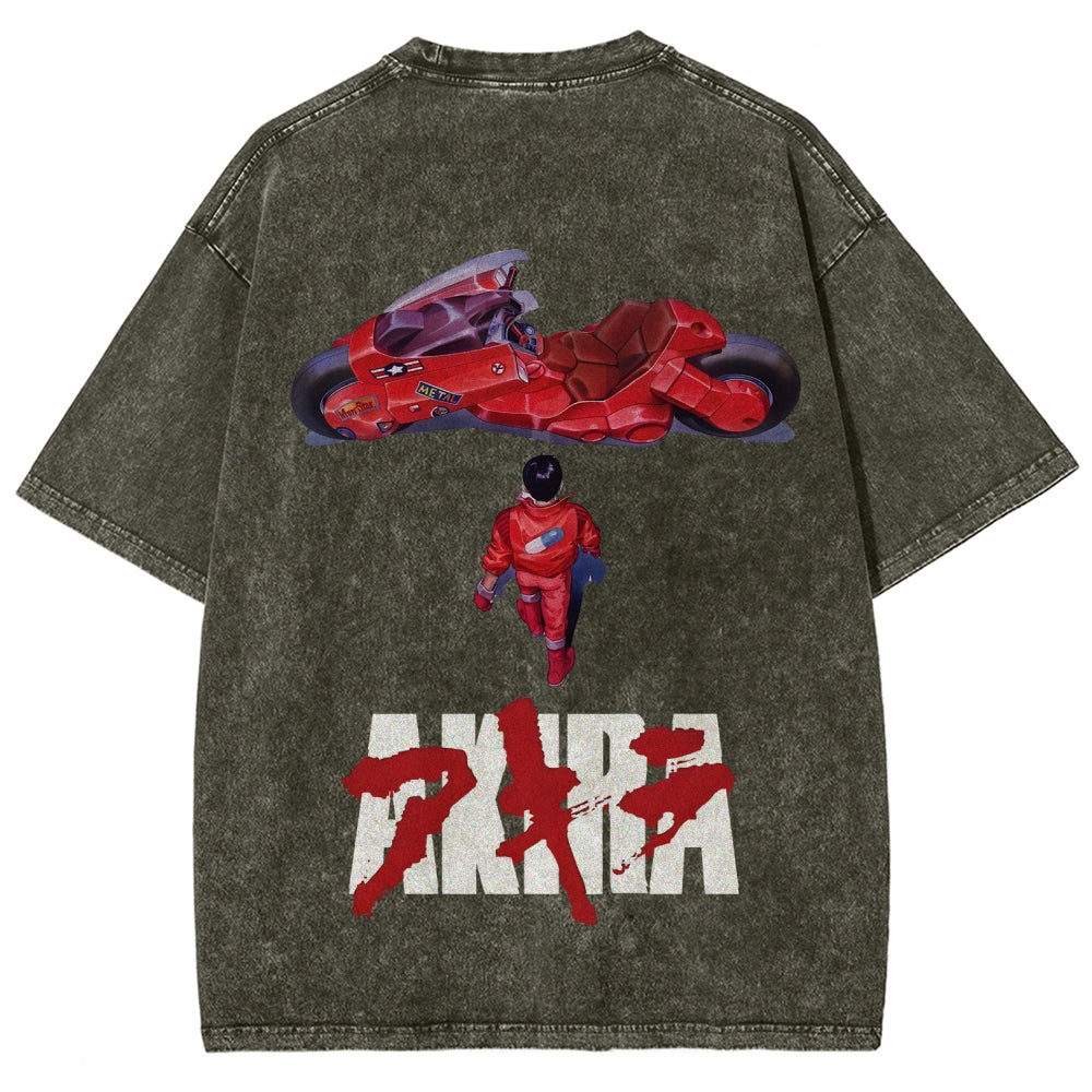 Akira Unisex Fit Washed T-Shirt 2511017492