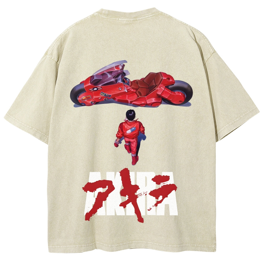 Akira Unisex Fit Washed T-Shirt 2511017492