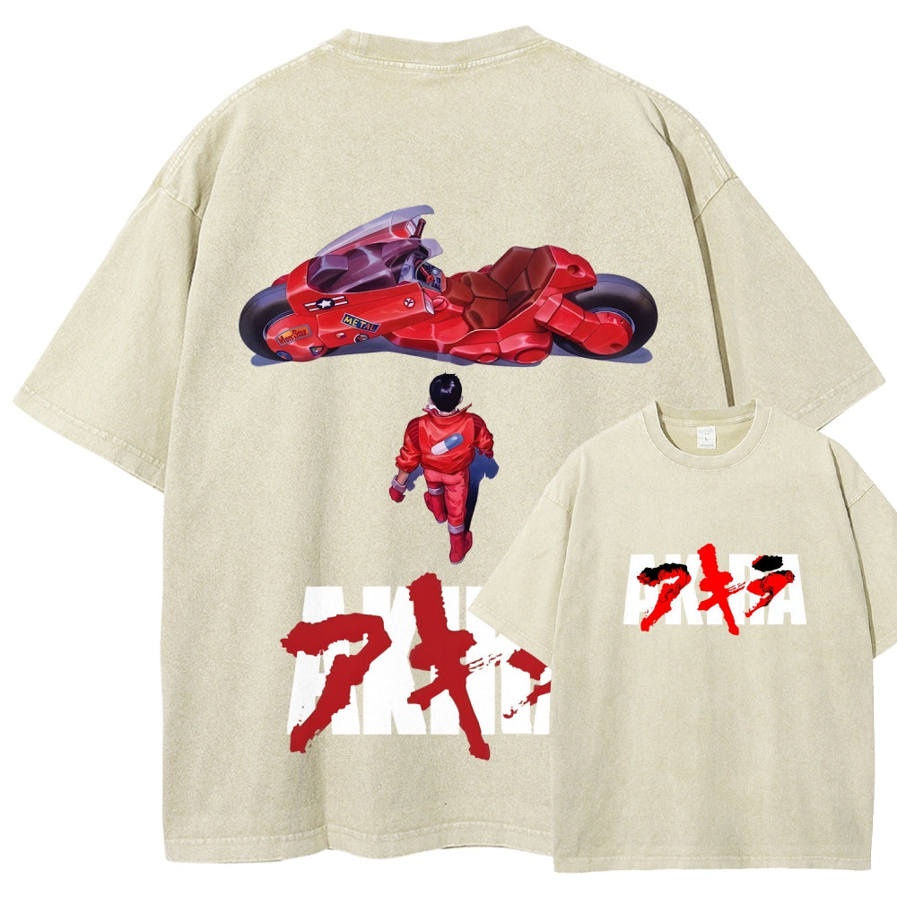 Akira Unisex Fit Washed T-Shirt 2511017492