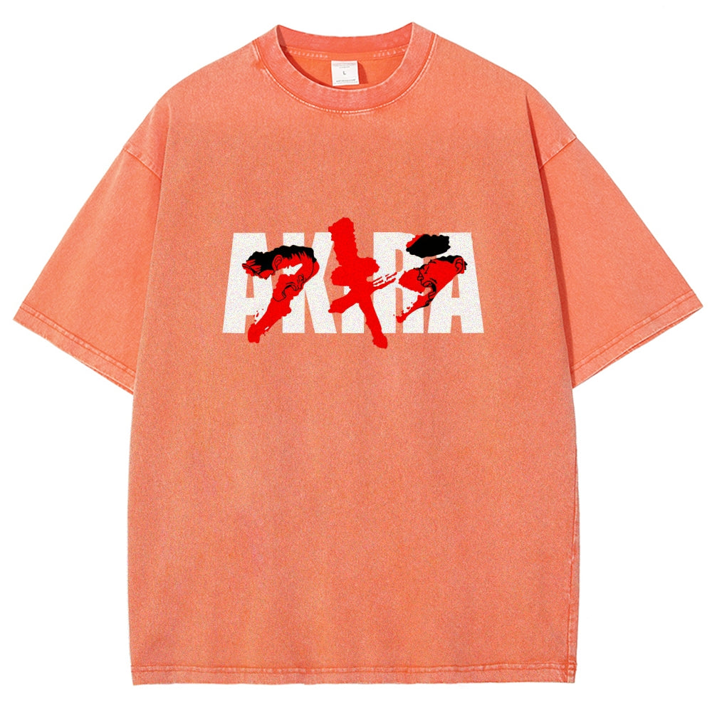 Akira Unisex Fit Washed T-Shirt 2511017492
