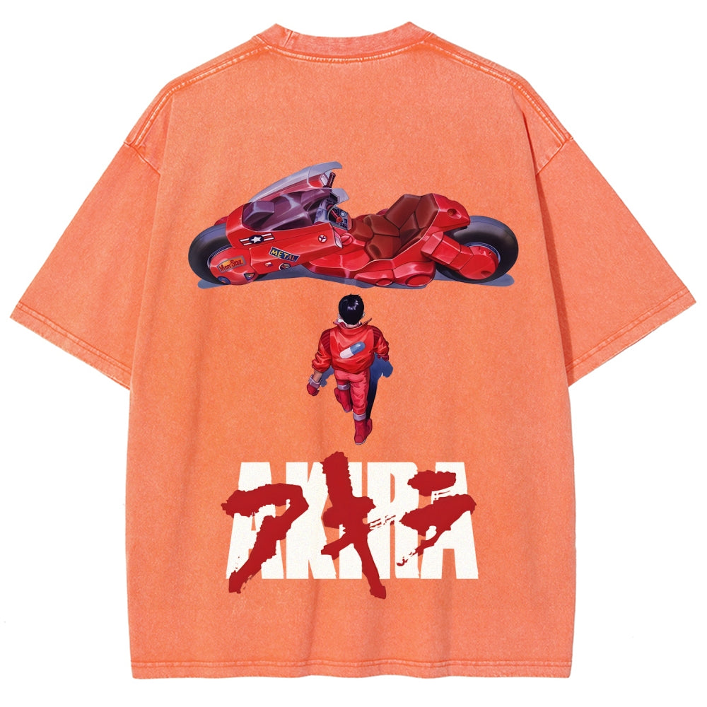 Akira Unisex Fit Washed T-Shirt 2511017492