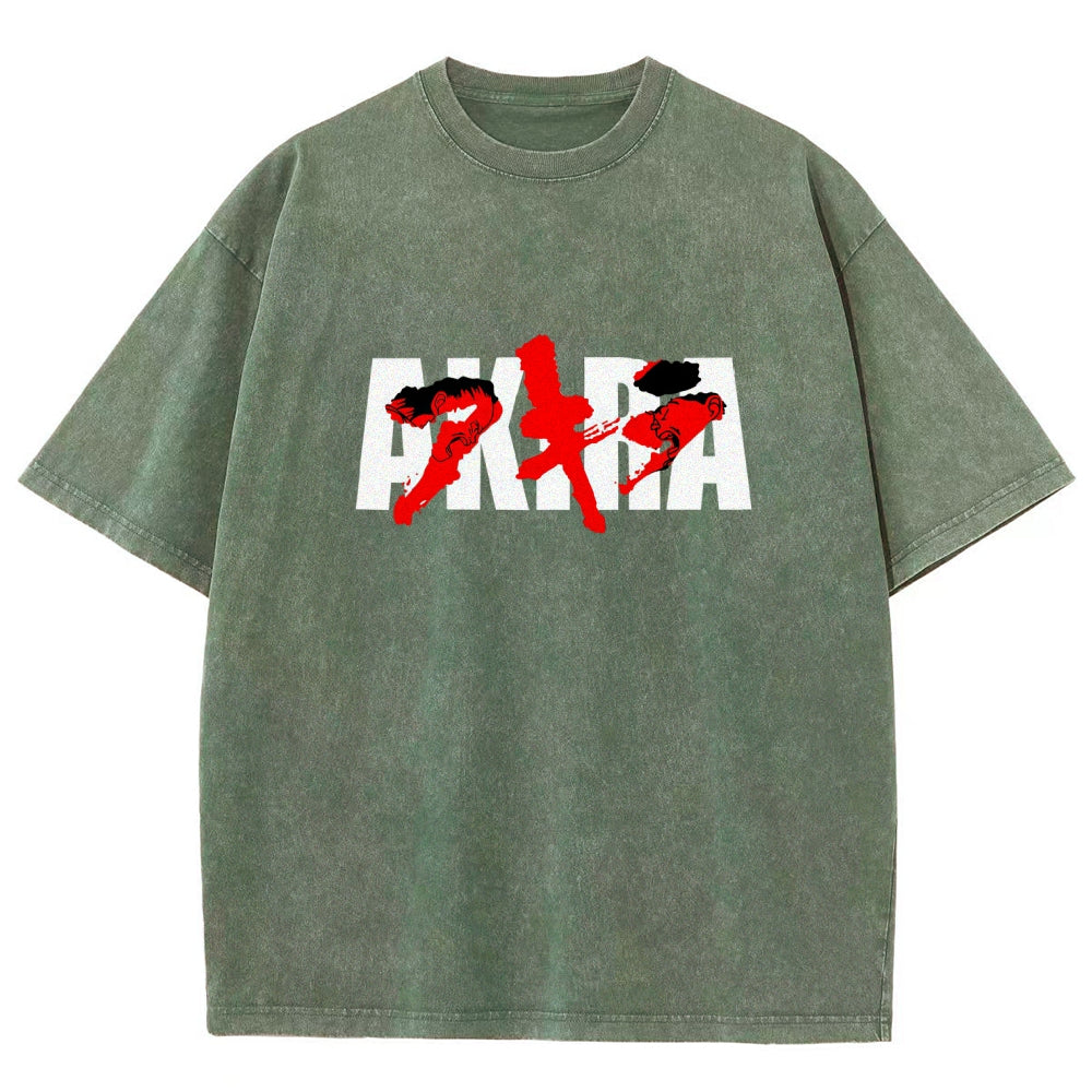 Akira Unisex Fit Washed T-Shirt 2511017492