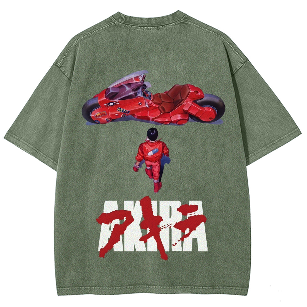Akira Unisex Fit Washed T-Shirt 2511017492