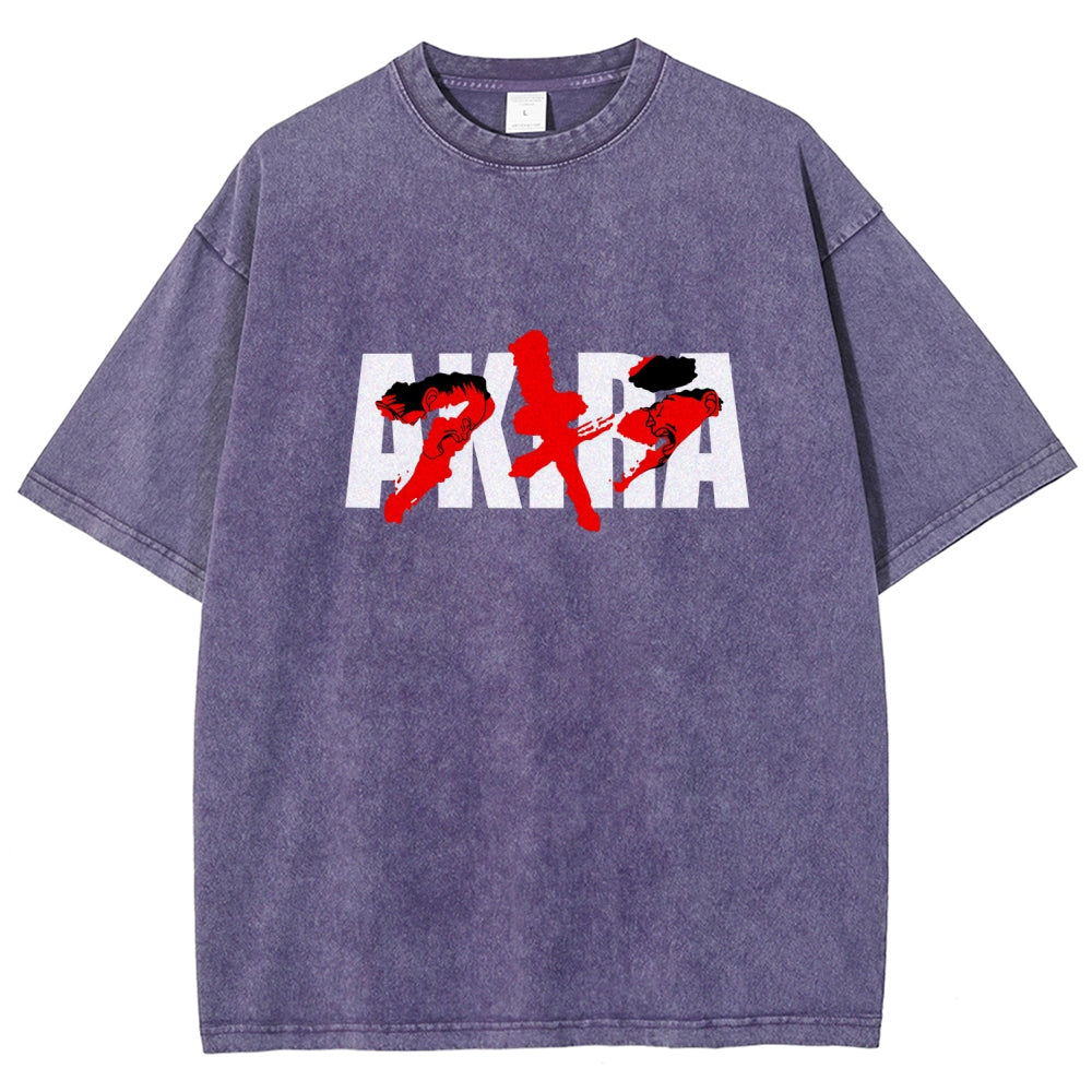 Akira Unisex Fit Washed T-Shirt 2511017492