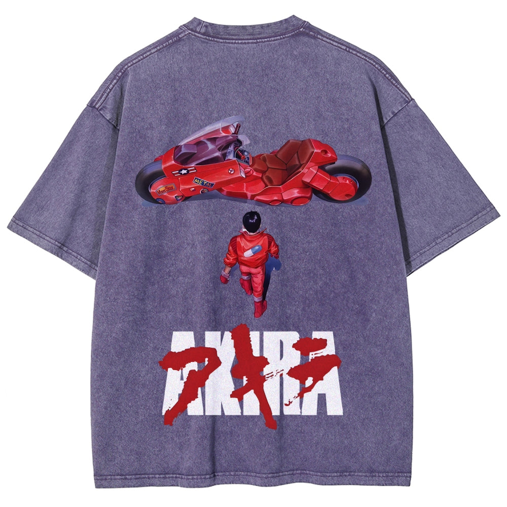 Akira Unisex Fit Washed T-Shirt 2511017492