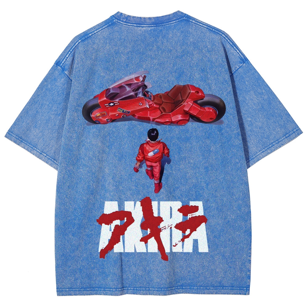 Akira Unisex Fit Washed T-Shirt 2511017492