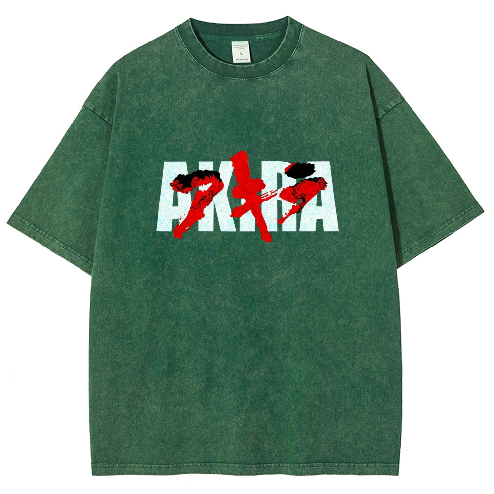 Akira Unisex Fit Washed T-Shirt 2511017492