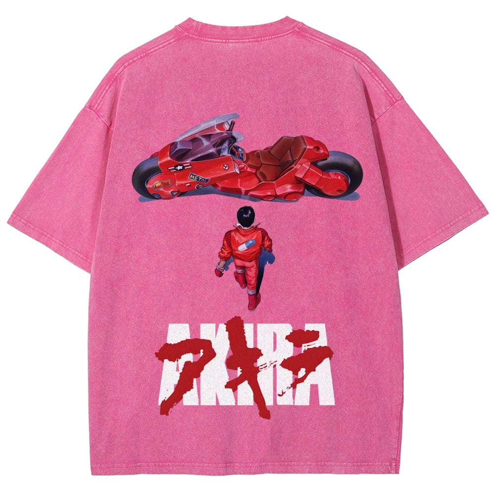 Akira Unisex Fit Washed T-Shirt 2511017492