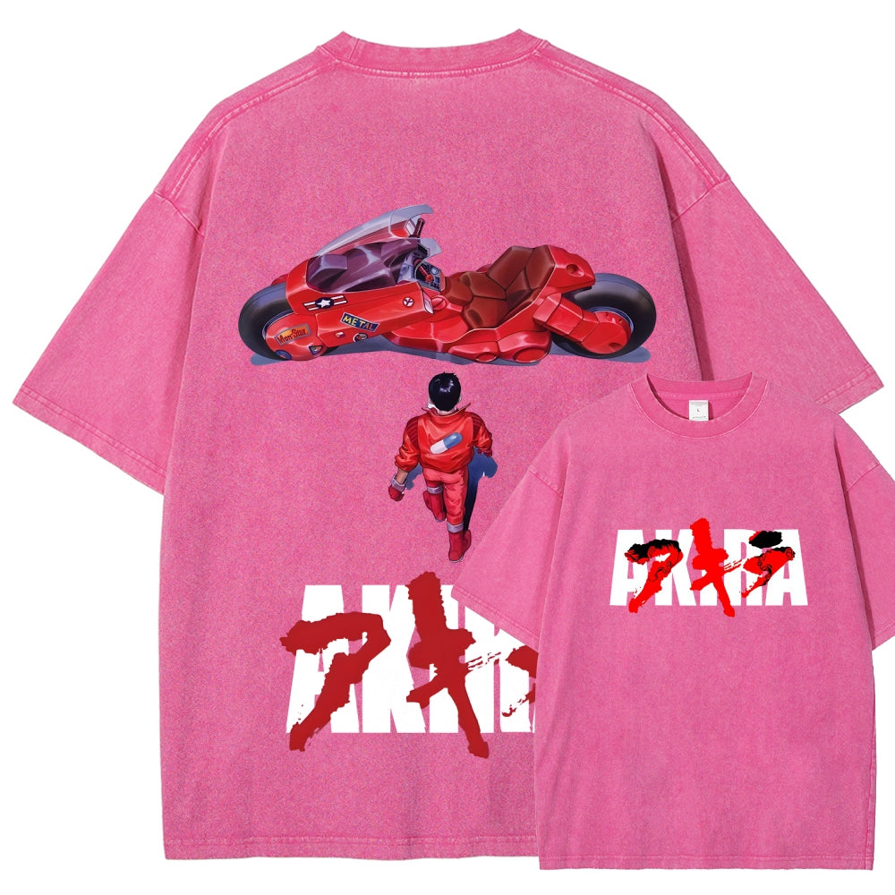 Akira Unisex Fit Washed T-Shirt 2511017492