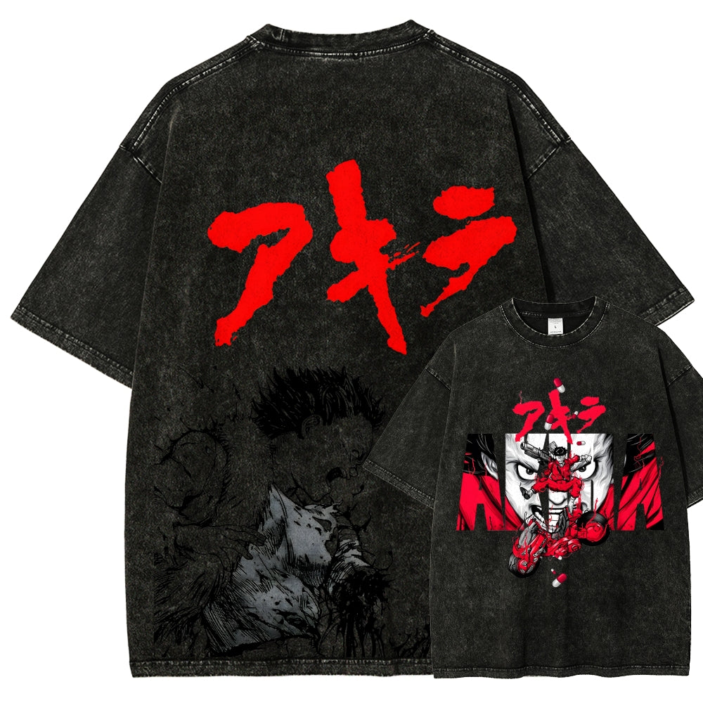 Akira Unisex Fit Washed T-Shirt 2511022971