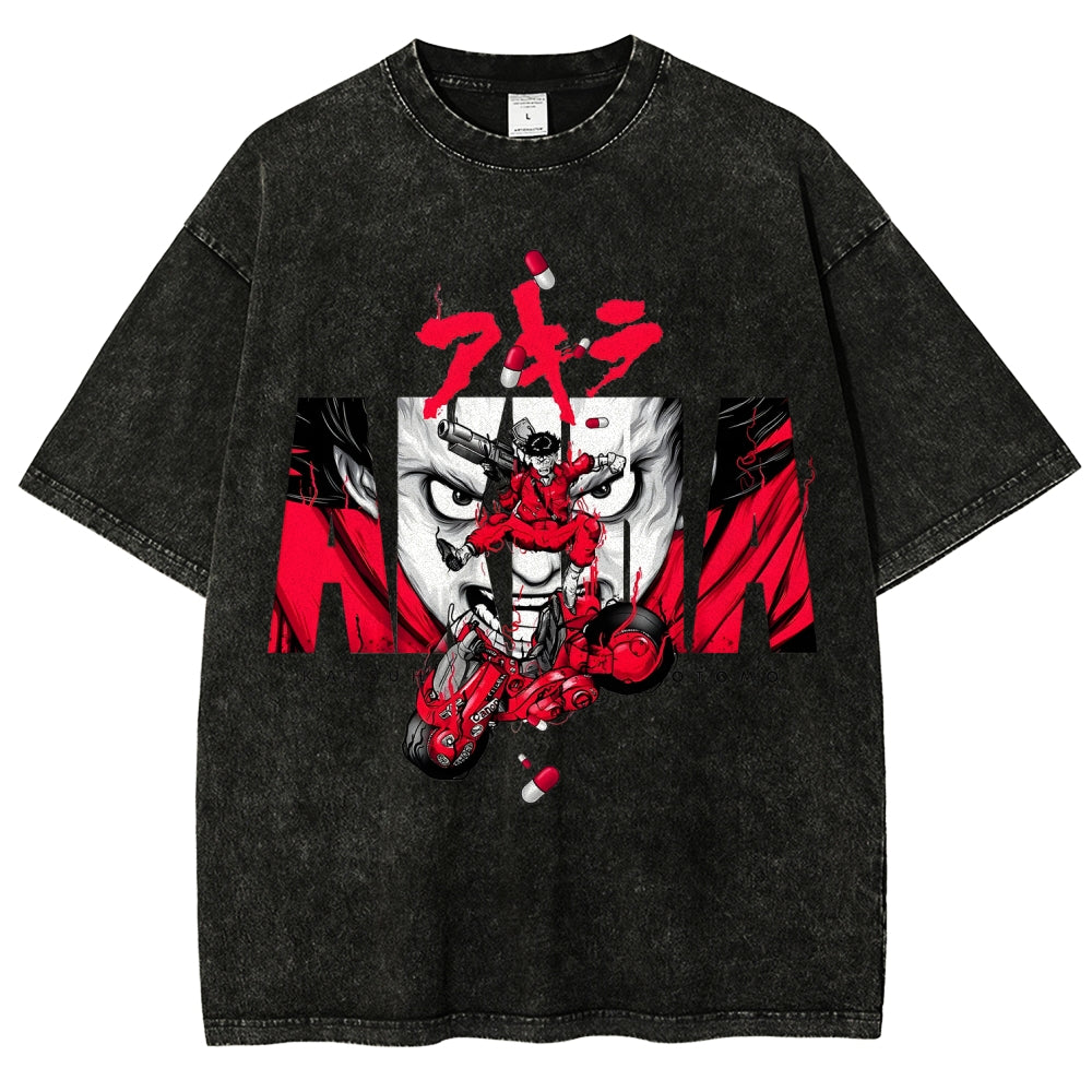 Akira Unisex Fit Washed T-Shirt 2511022971