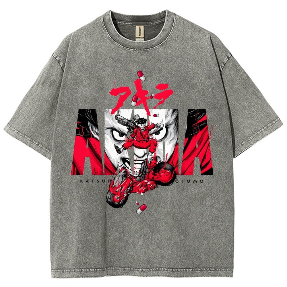 Akira Unisex Fit Washed T-Shirt 2511022971