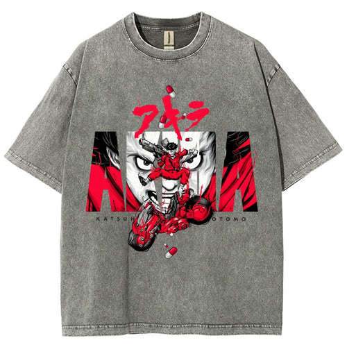 Akira Unisex Fit Washed T-Shirt 2511022971