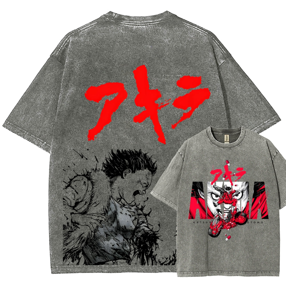 Akira Unisex Fit Washed T-Shirt 2511022971