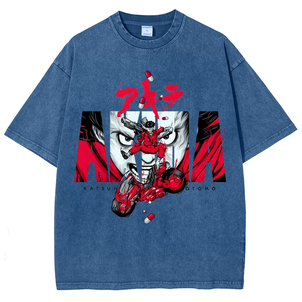 Akira Unisex Fit Washed T-Shirt 2511022971