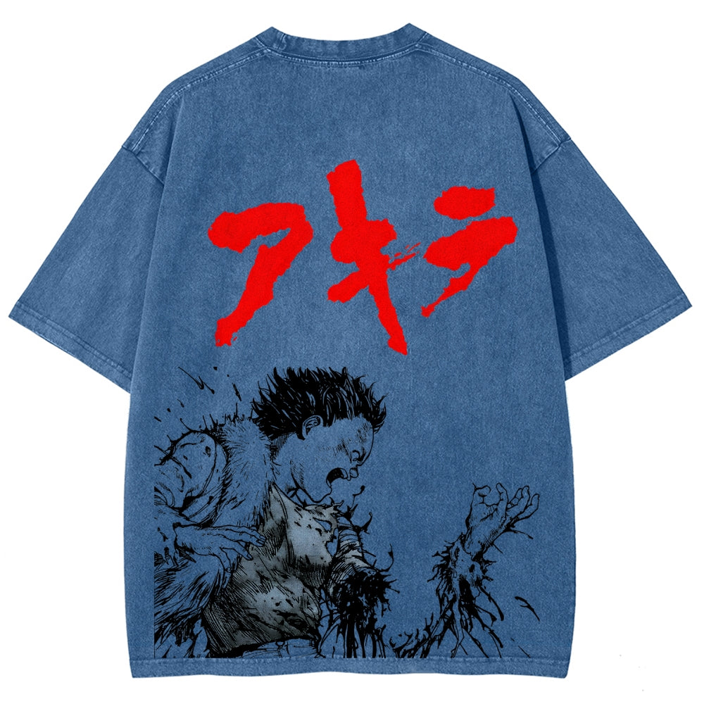 Akira Unisex Fit Washed T-Shirt 2511022971