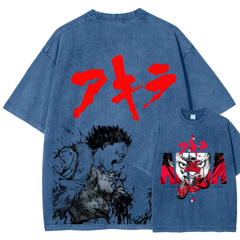 Akira Unisex Fit Washed T-Shirt 2511022971