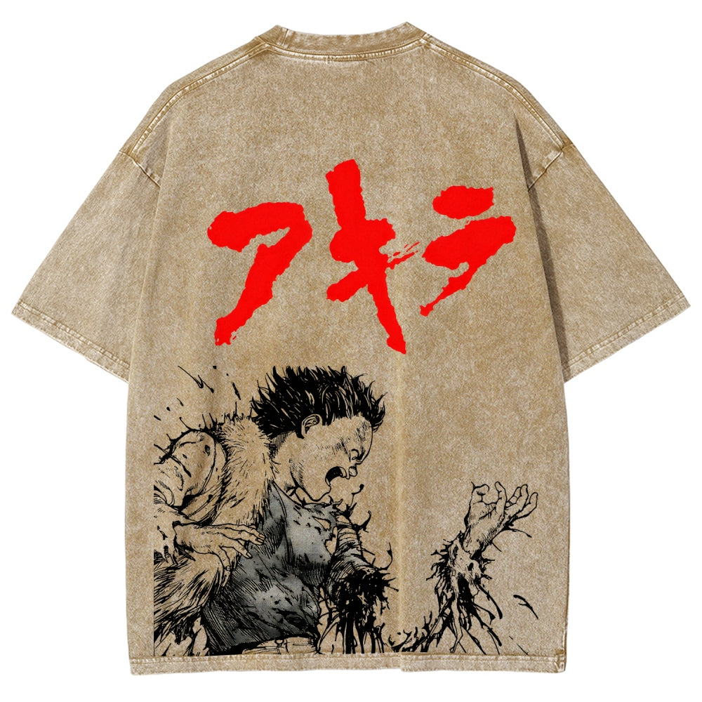 Akira Unisex Fit Washed T-Shirt 2511022971
