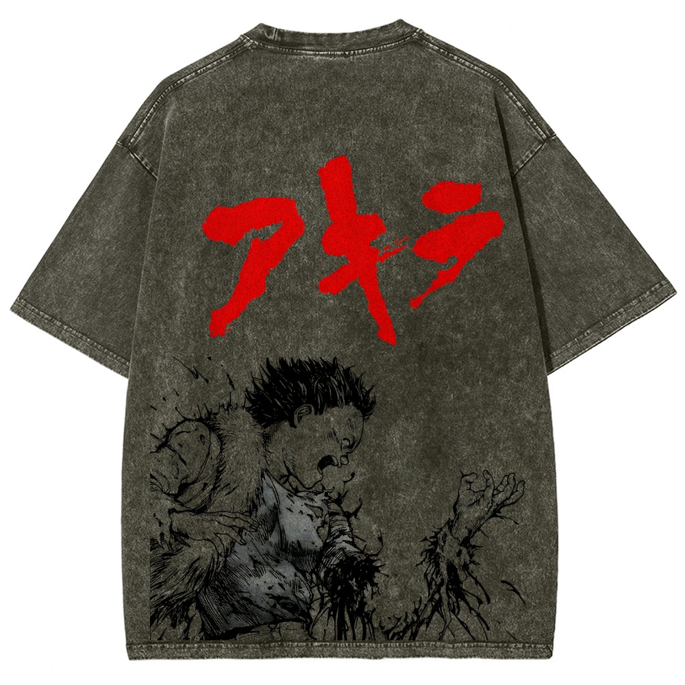 Akira Unisex Fit Washed T-Shirt 2511022971