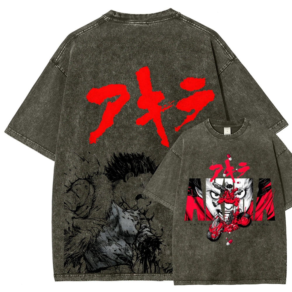 Akira Unisex Fit Washed T-Shirt 2511022971