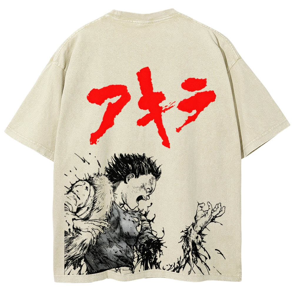 Akira Unisex Fit Washed T-Shirt 2511022971