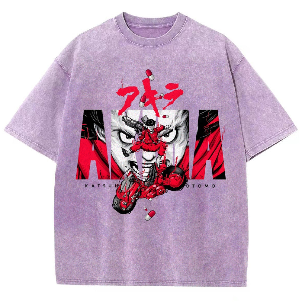 Akira Unisex Fit Washed T-Shirt 2511022971