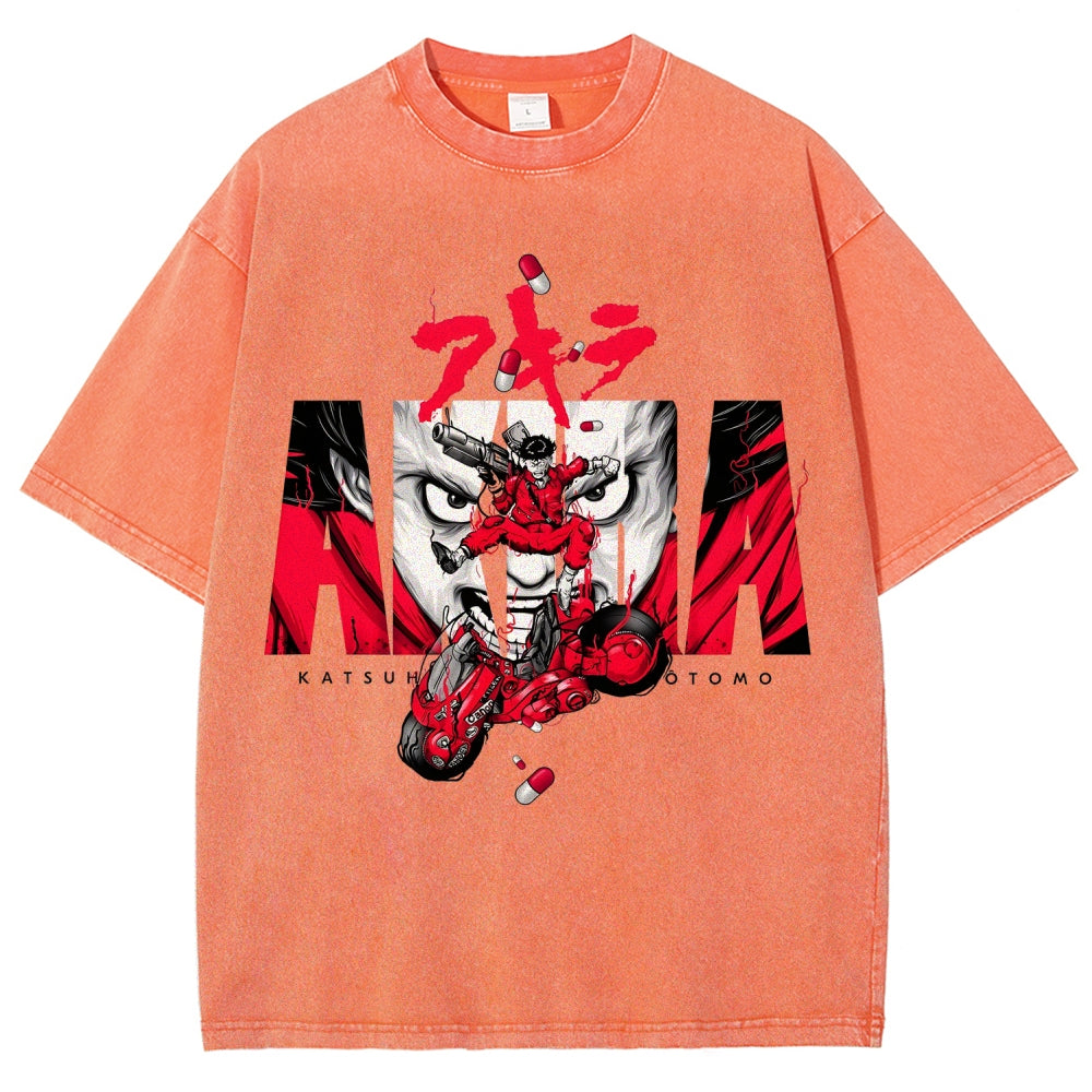 Akira Unisex Fit Washed T-Shirt 2511022971