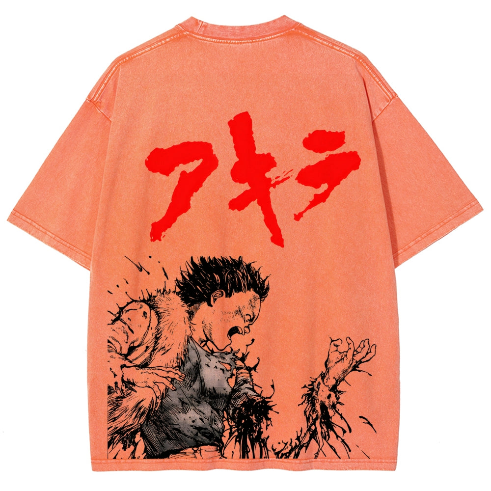 Akira Unisex Fit Washed T-Shirt 2511022971