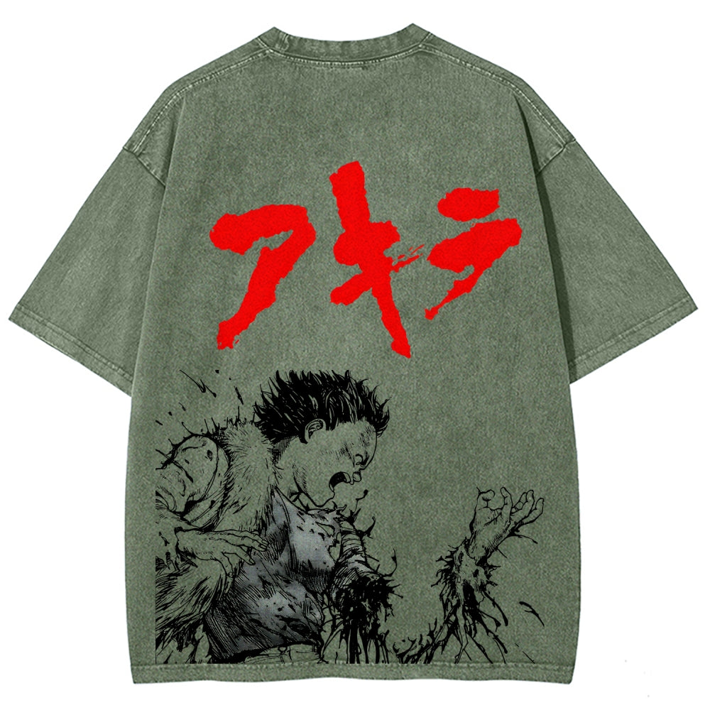 Akira Unisex Fit Washed T-Shirt 2511022971