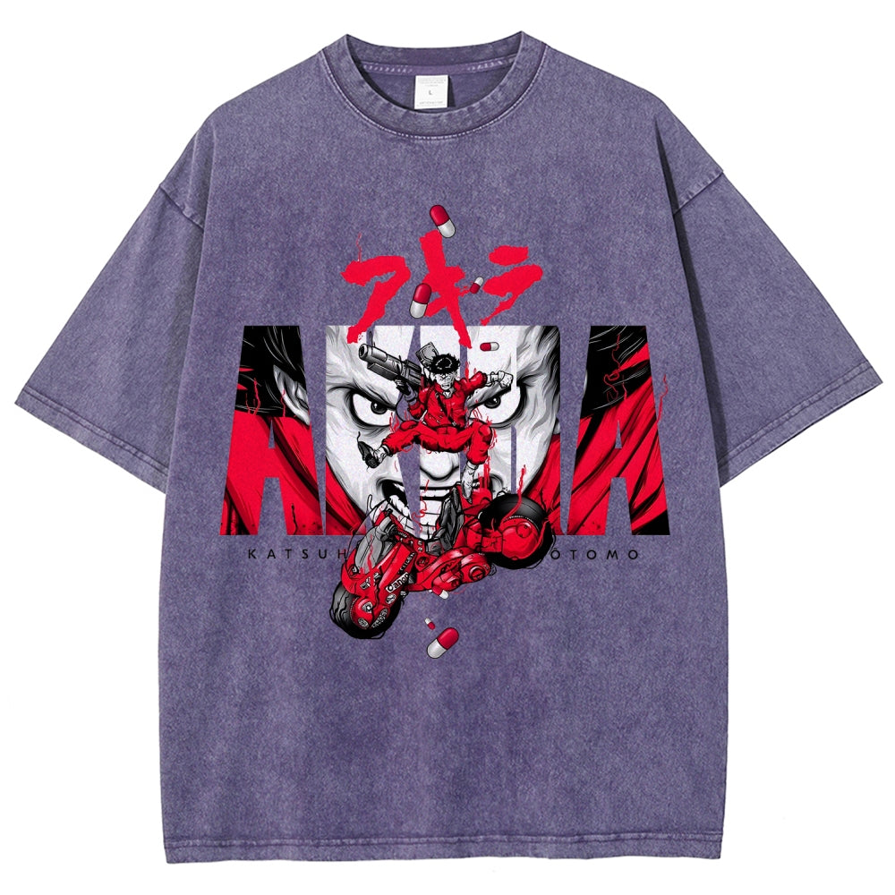 Akira Unisex Fit Washed T-Shirt 2511022971