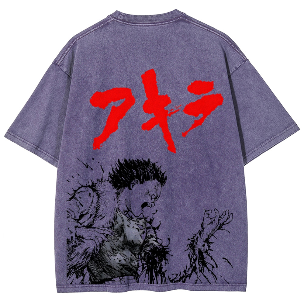 Akira Unisex Fit Washed T-Shirt 2511022971