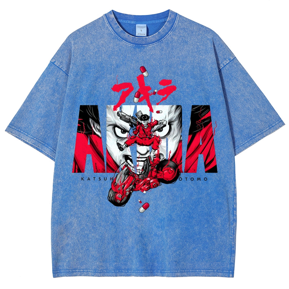 Akira Unisex Fit Washed T-Shirt 2511022971