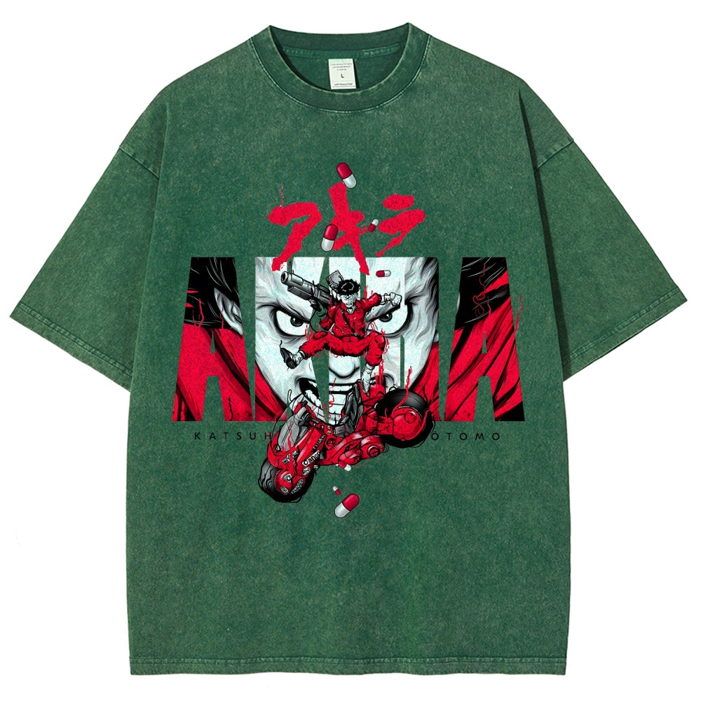 Akira Unisex Fit Washed T-Shirt 2511022971