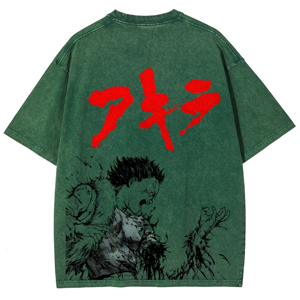 Akira Unisex Fit Washed T-Shirt 2511022971