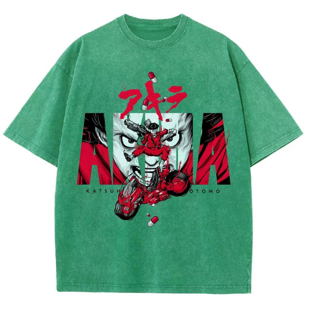 Akira Unisex Fit Washed T-Shirt 2511022971