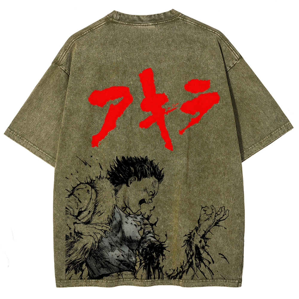 Akira Unisex Fit Washed T-Shirt 2511022971