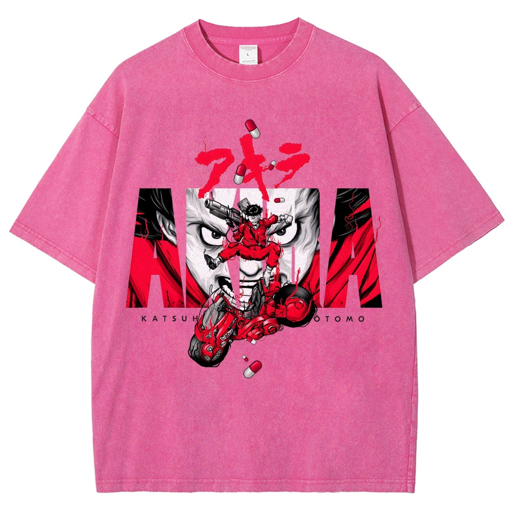 Akira Unisex Fit Washed T-Shirt 2511022971