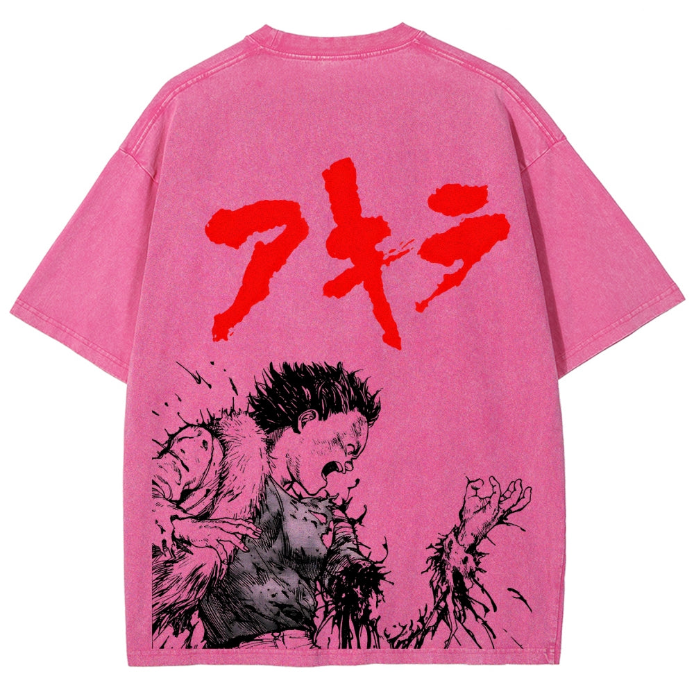 Akira Unisex Fit Washed T-Shirt 2511022971