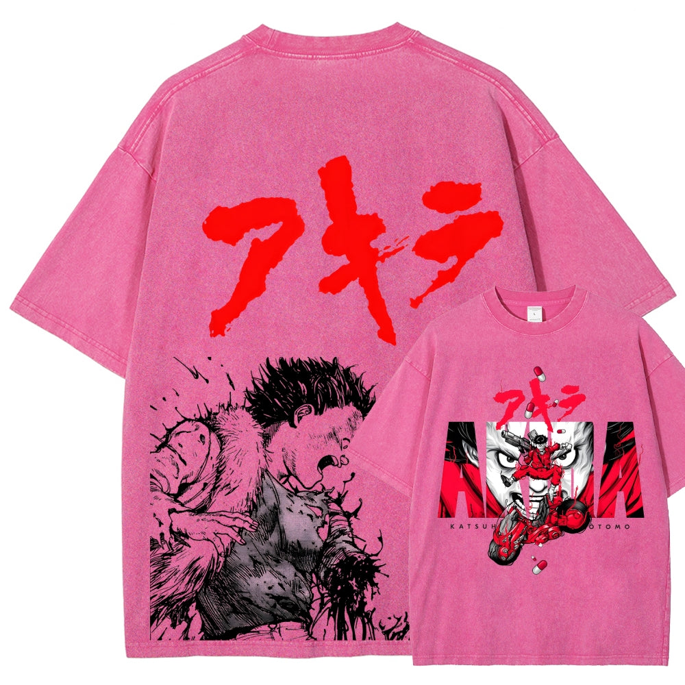 Akira Unisex Fit Washed T-Shirt 2511022971