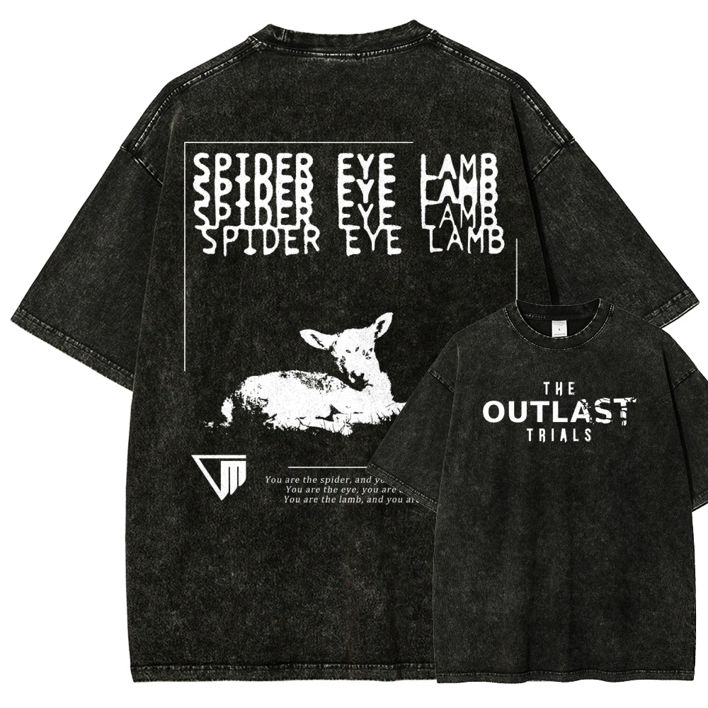 The Outlast Trials Unisex Fit Washed T-Shirt 2511027305