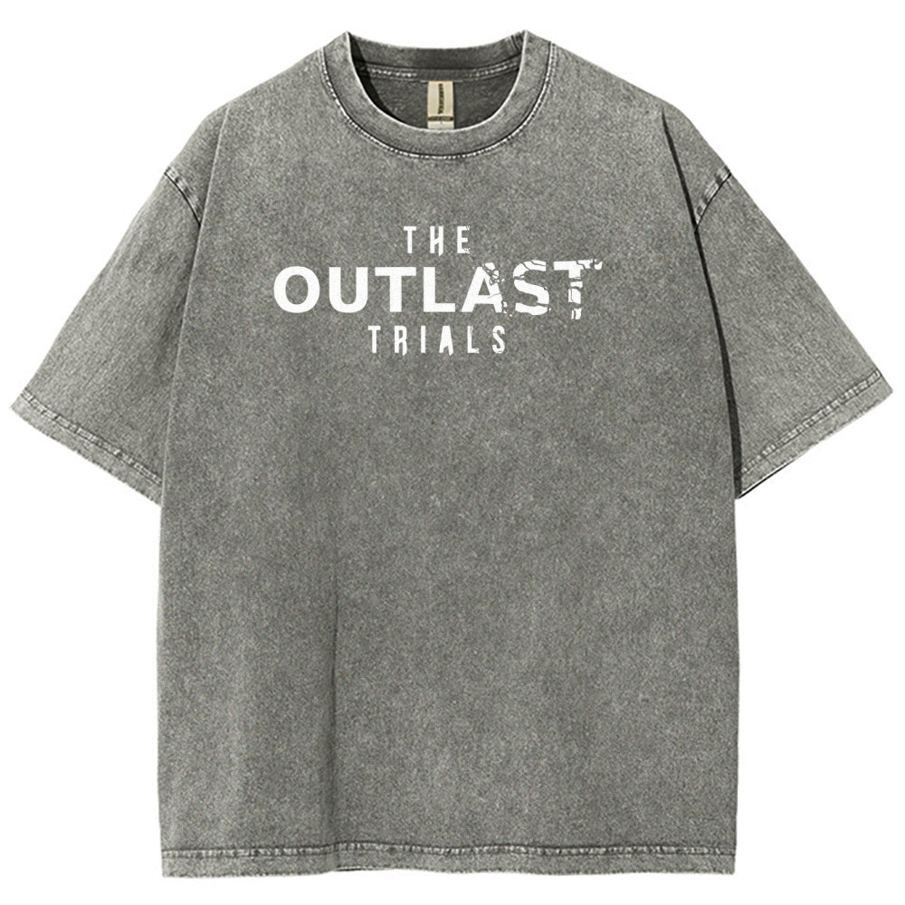 The Outlast Trials Unisex Fit Washed T-Shirt 2511027305