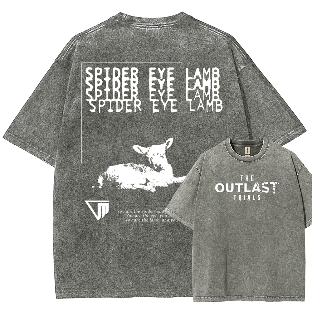 The Outlast Trials Unisex Fit Washed T-Shirt 2511027305