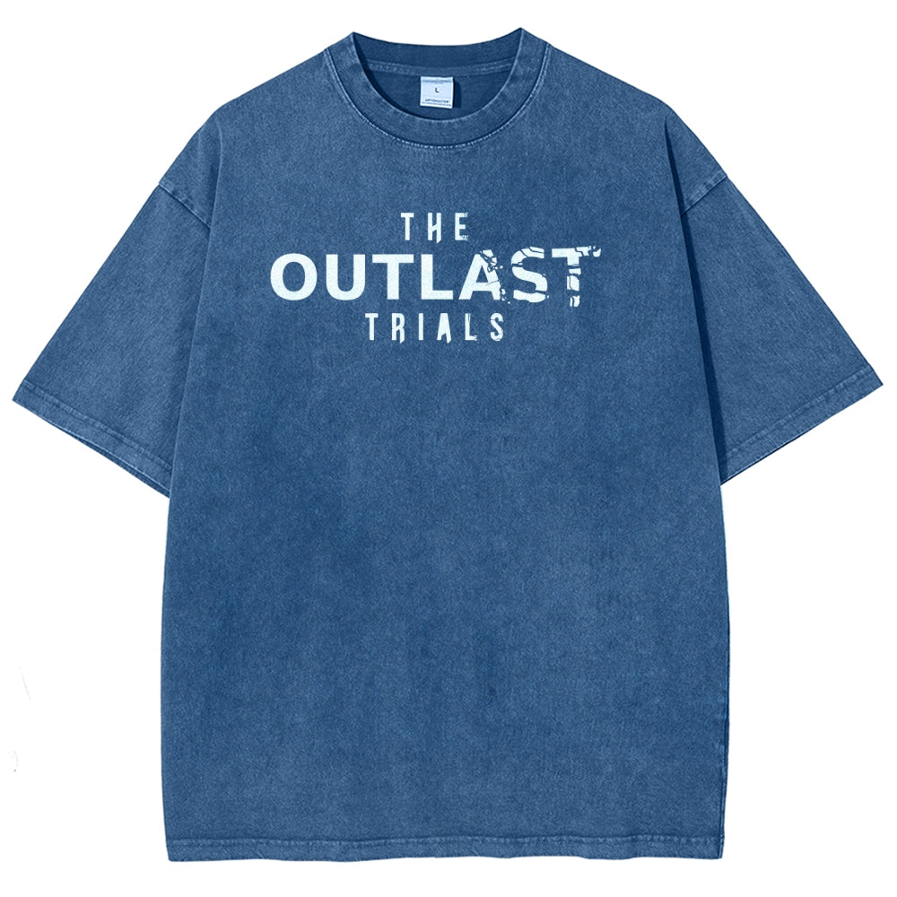 The Outlast Trials Unisex Fit Washed T-Shirt 2511027305