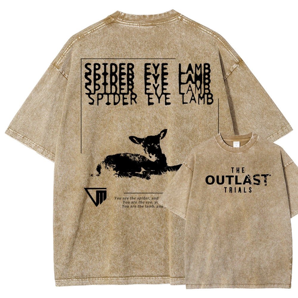 The Outlast Trials Unisex Fit Washed T-Shirt 2511027305