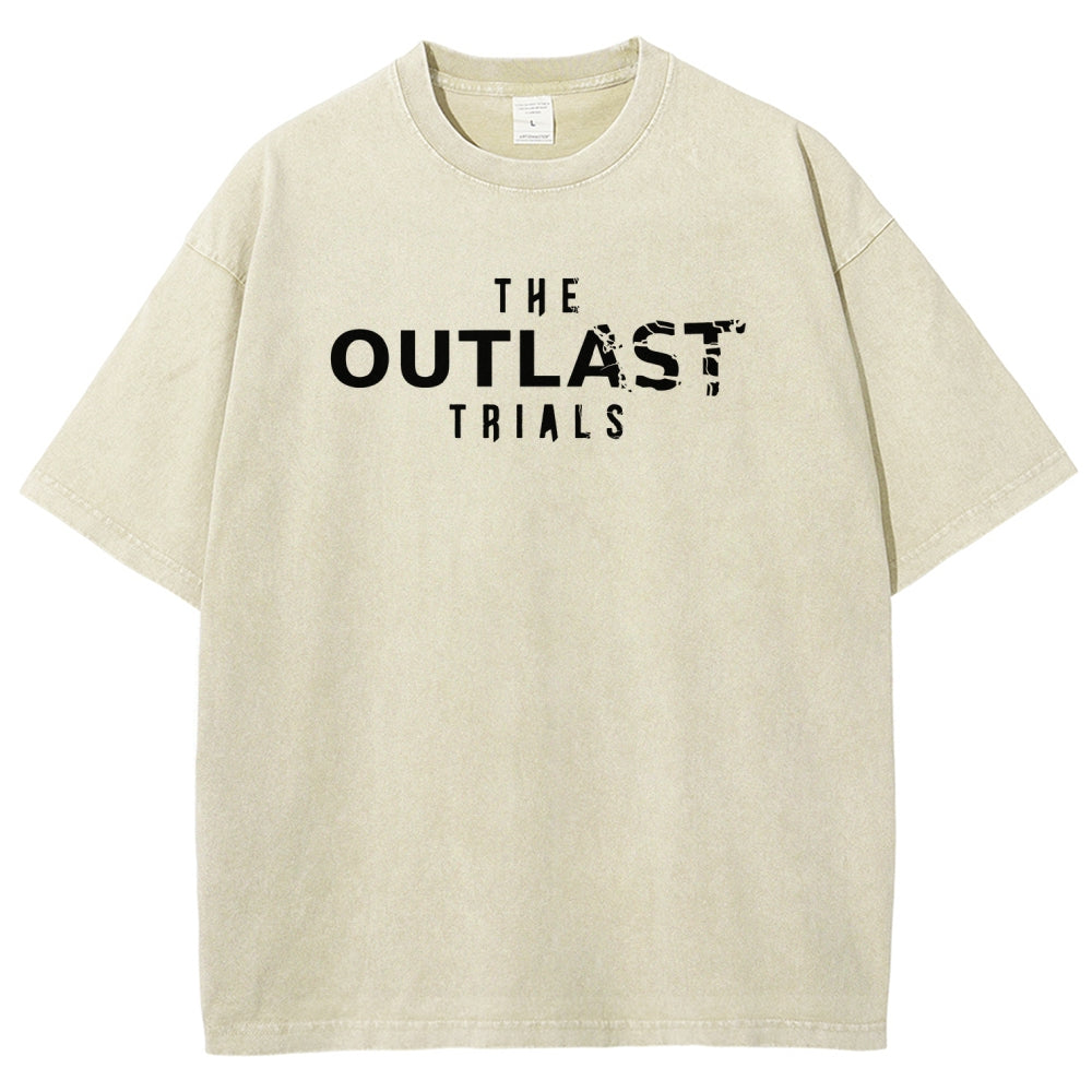 The Outlast Trials Unisex Fit Washed T-Shirt 2511027305