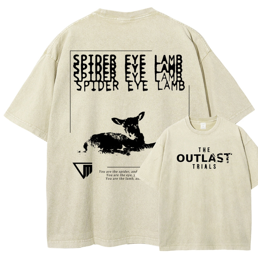 The Outlast Trials Unisex Fit Washed T-Shirt 2511027305
